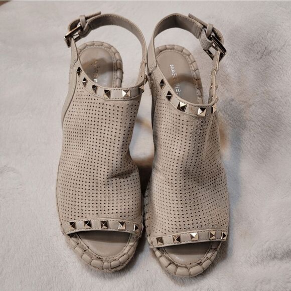 Marc Fisher suede Senton studded Espadrille Wedges Size 8 - Picture 2 of 7